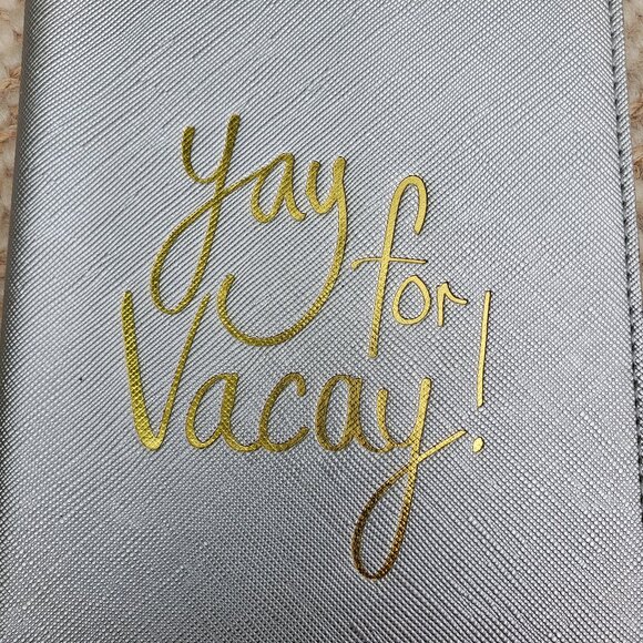 Katie Loxton London ' Yay for Vacay' silver passport holder - Picture 3 of 5